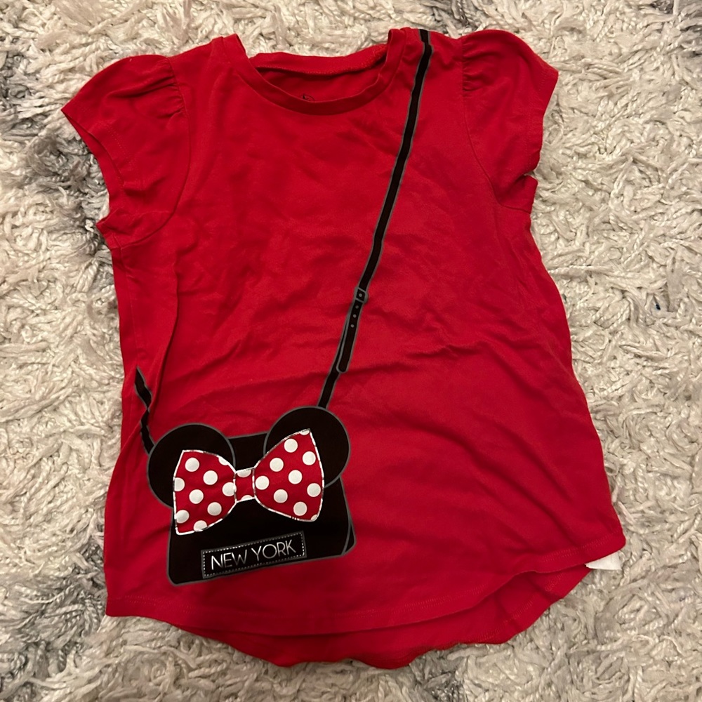 Disney Store Minnie Mouse New York Crossbody Bag Tee